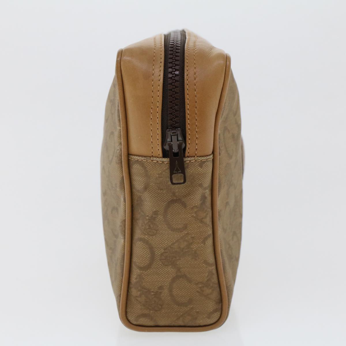 Luxury CELINE C Macadam Canvas Clutch Bag Beige  5459