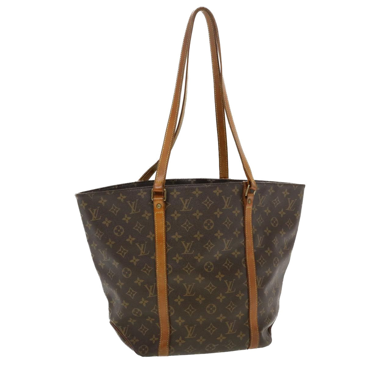 LOUIS VUITTON Monogram Sac Shopping Tote Bag M51108 LV bs5743