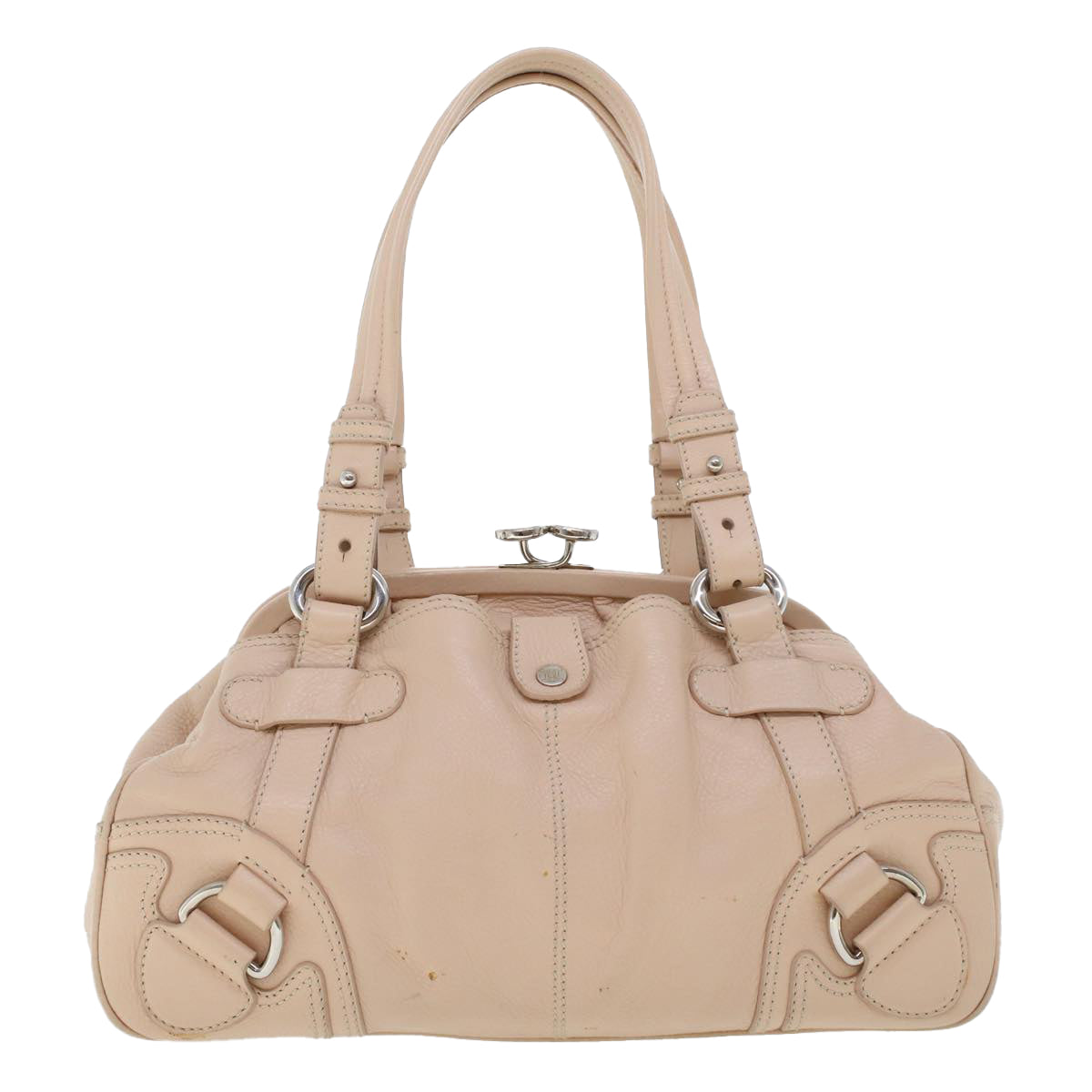 Luxury CELINE Shoulder Bag Leather Pink  5788