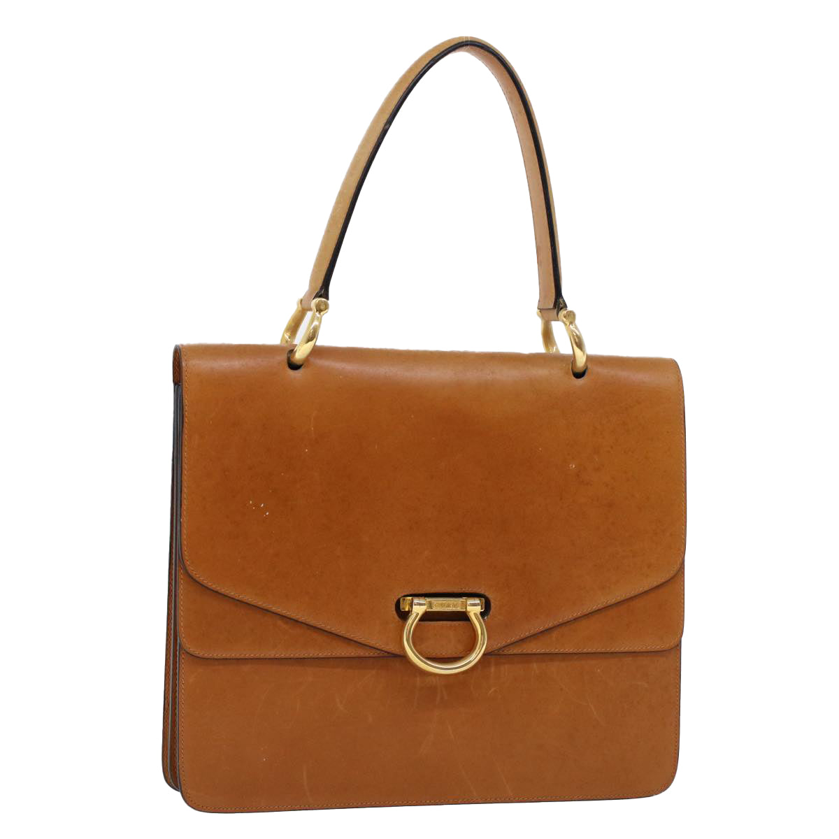 Luxury CELINE Hand Bag Leather Brown  6244