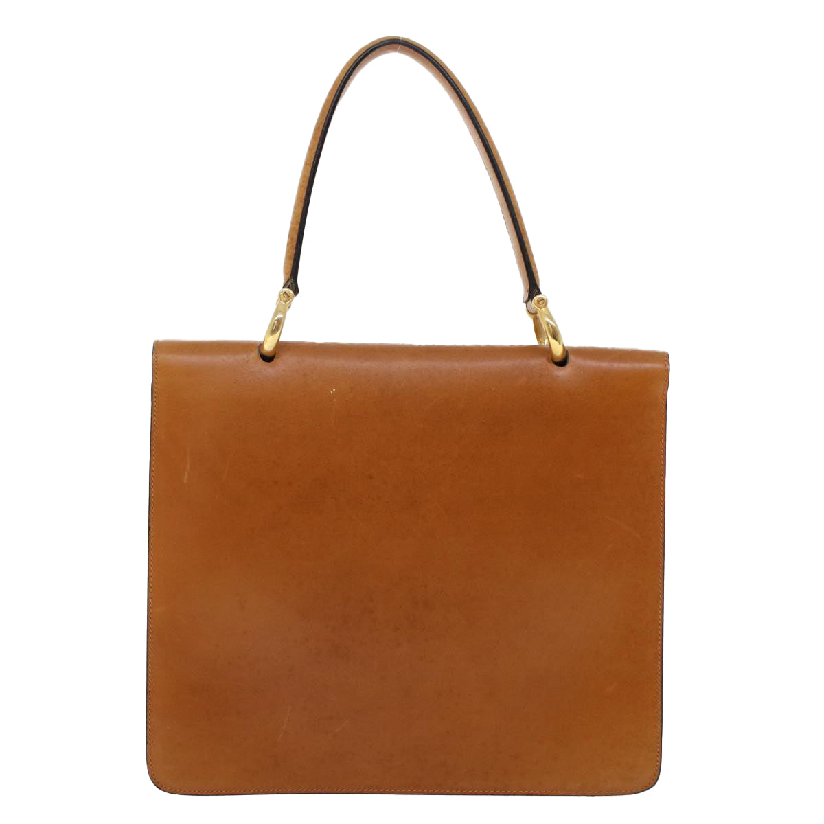 Luxury CELINE Hand Bag Leather Brown  6244