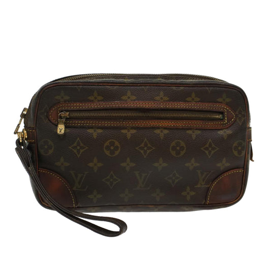 LOUIS VUITTON Monogram Marly Dragonne PM Clutch Bag M51827 LV bs6801