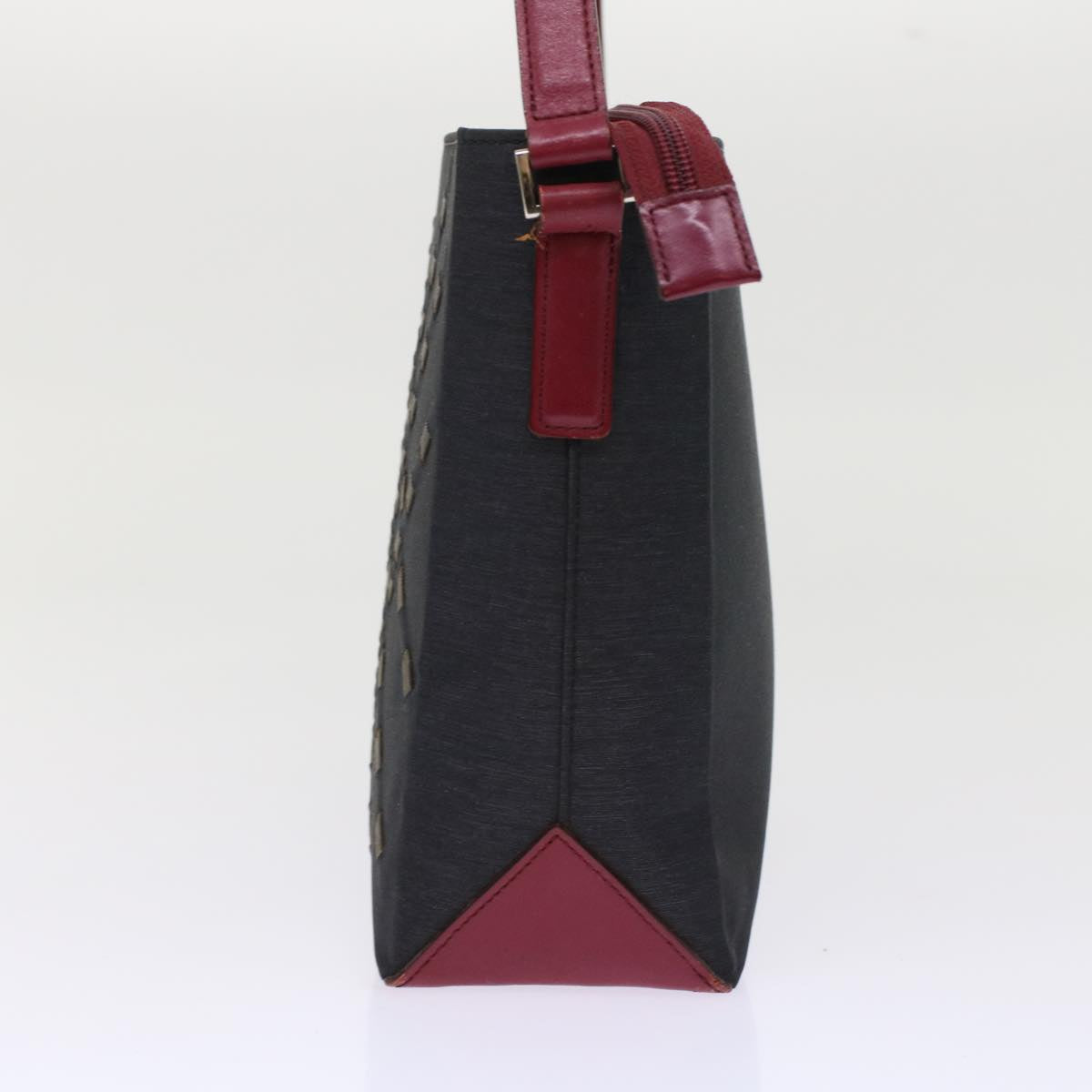 Luxury Burberry Shoulder Bag Nylon Black Auth bs6887