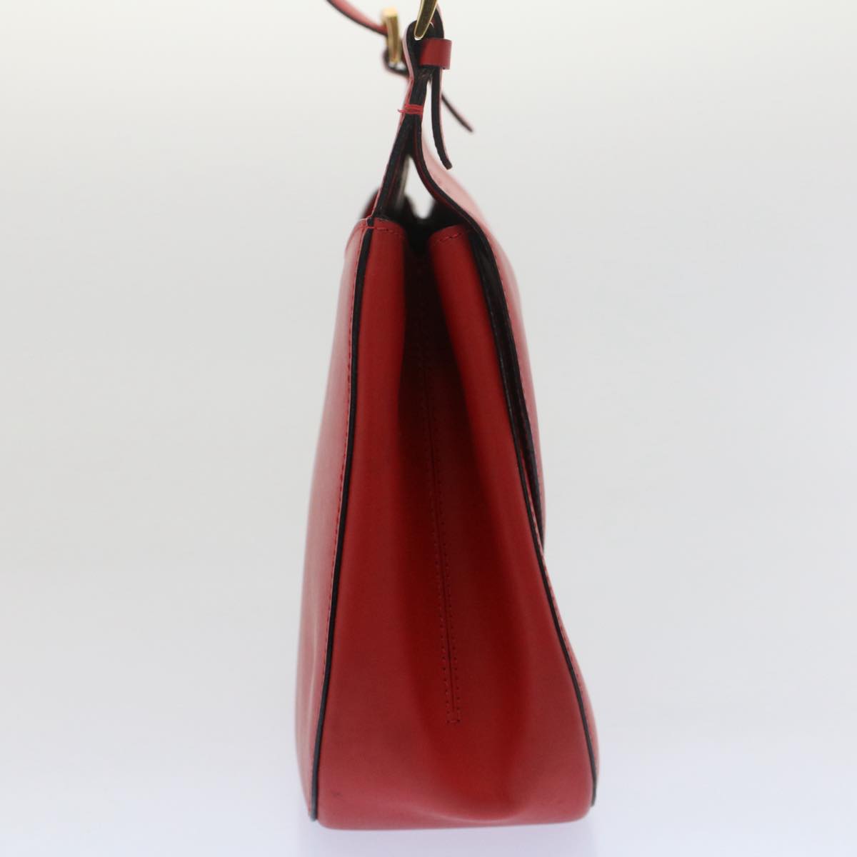 Luxury CELINE Shoulder Bag Leather Red  7778