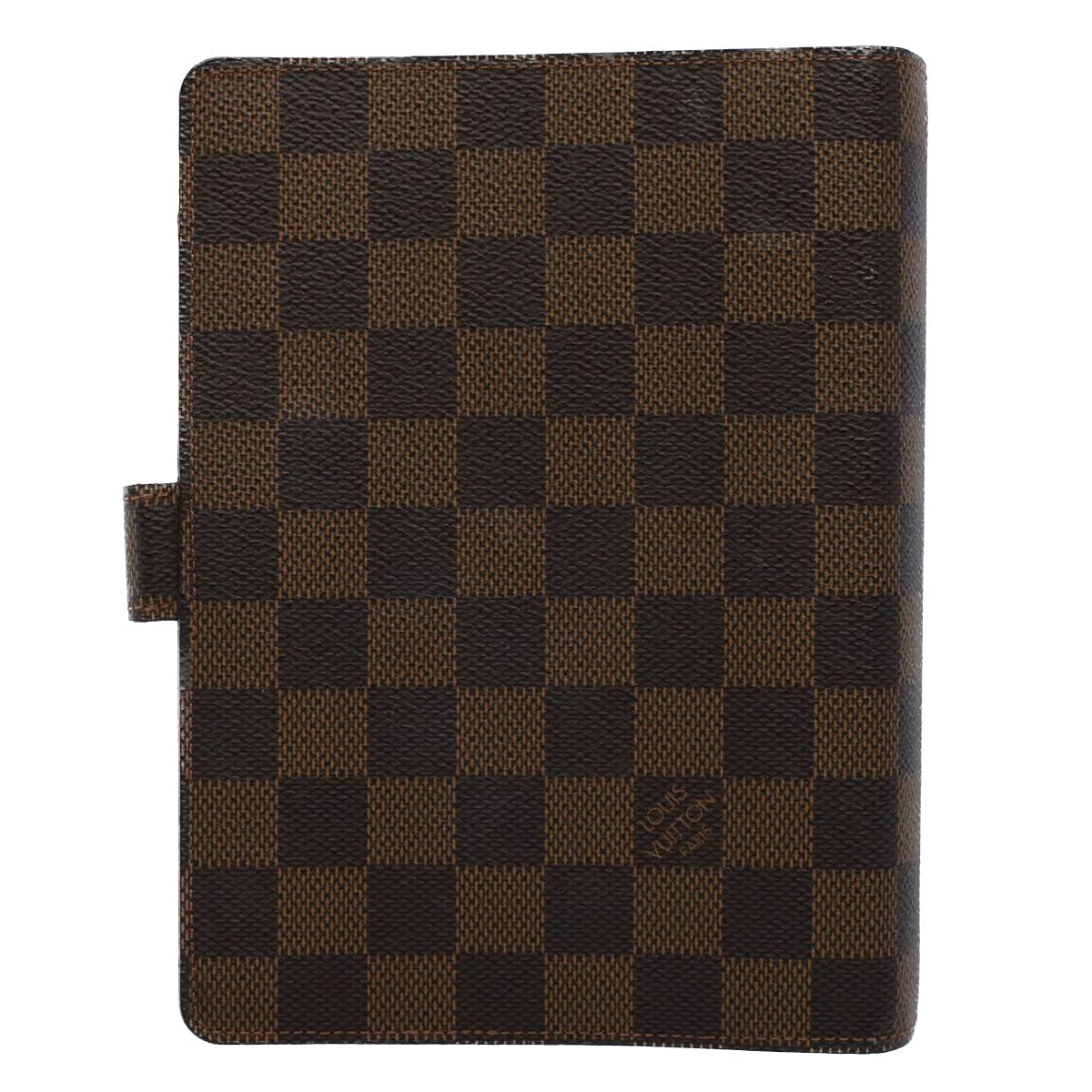 LOUIS VUITTON Damier Ebene Agenda MM Day Planner Cover R20240 LV Auth bs8571