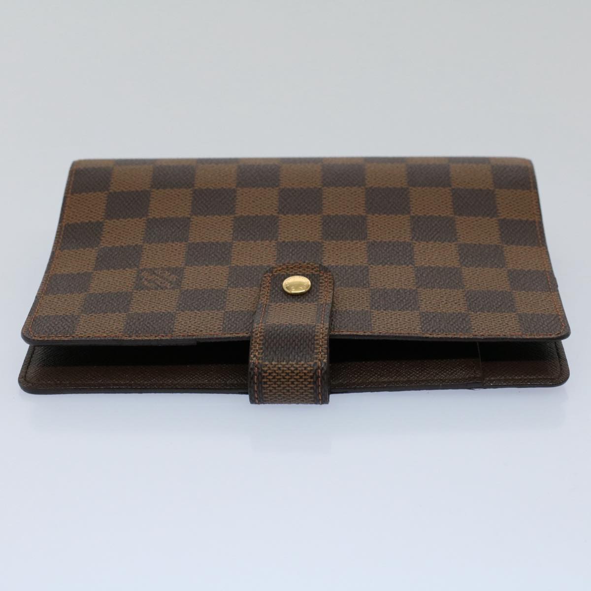 LOUIS VUITTON Damier Ebene Agenda MM Day Planner Cover R20240 LV Auth bs8571