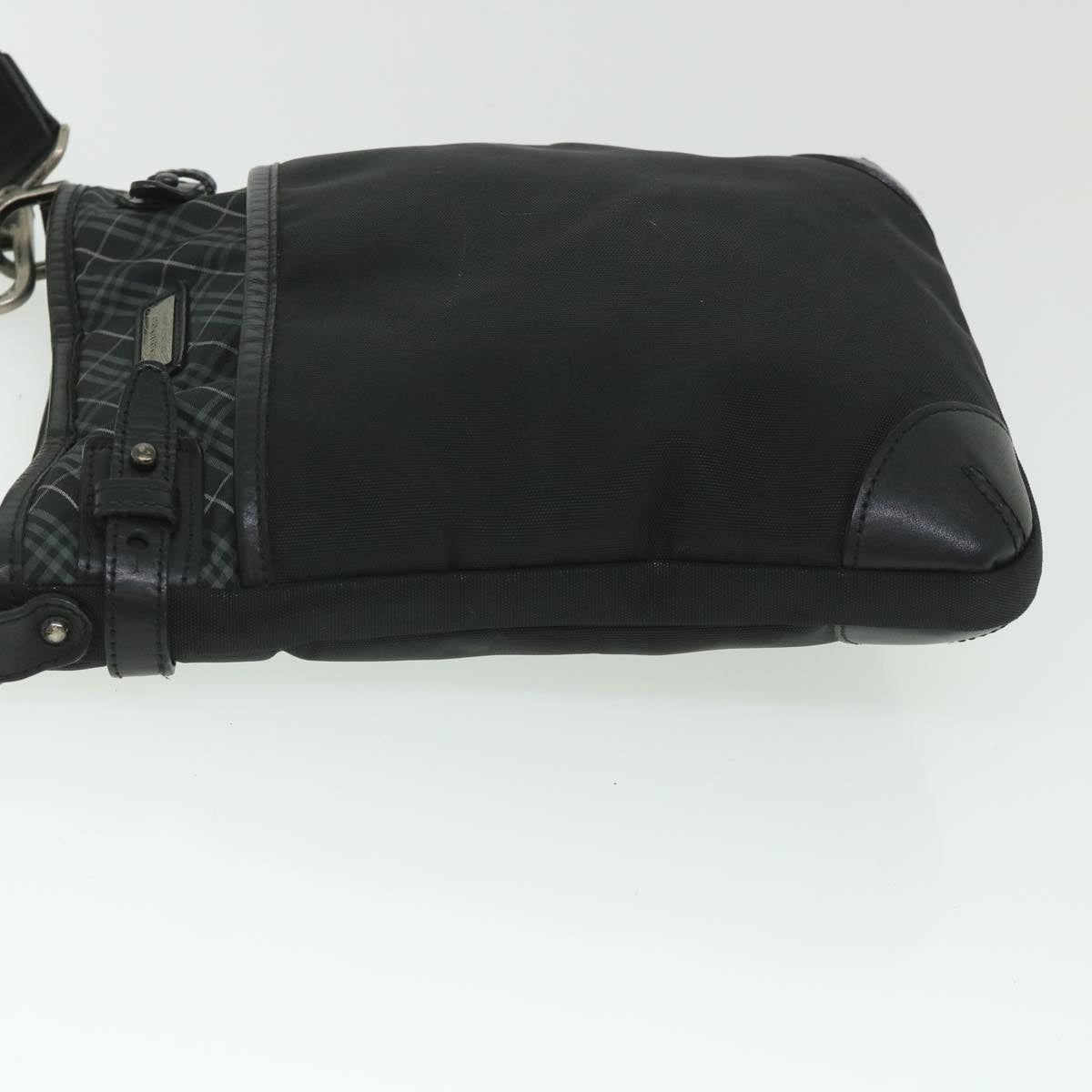 Luxury Burberry Shoulder Bag Nylon Black Auth bs8715