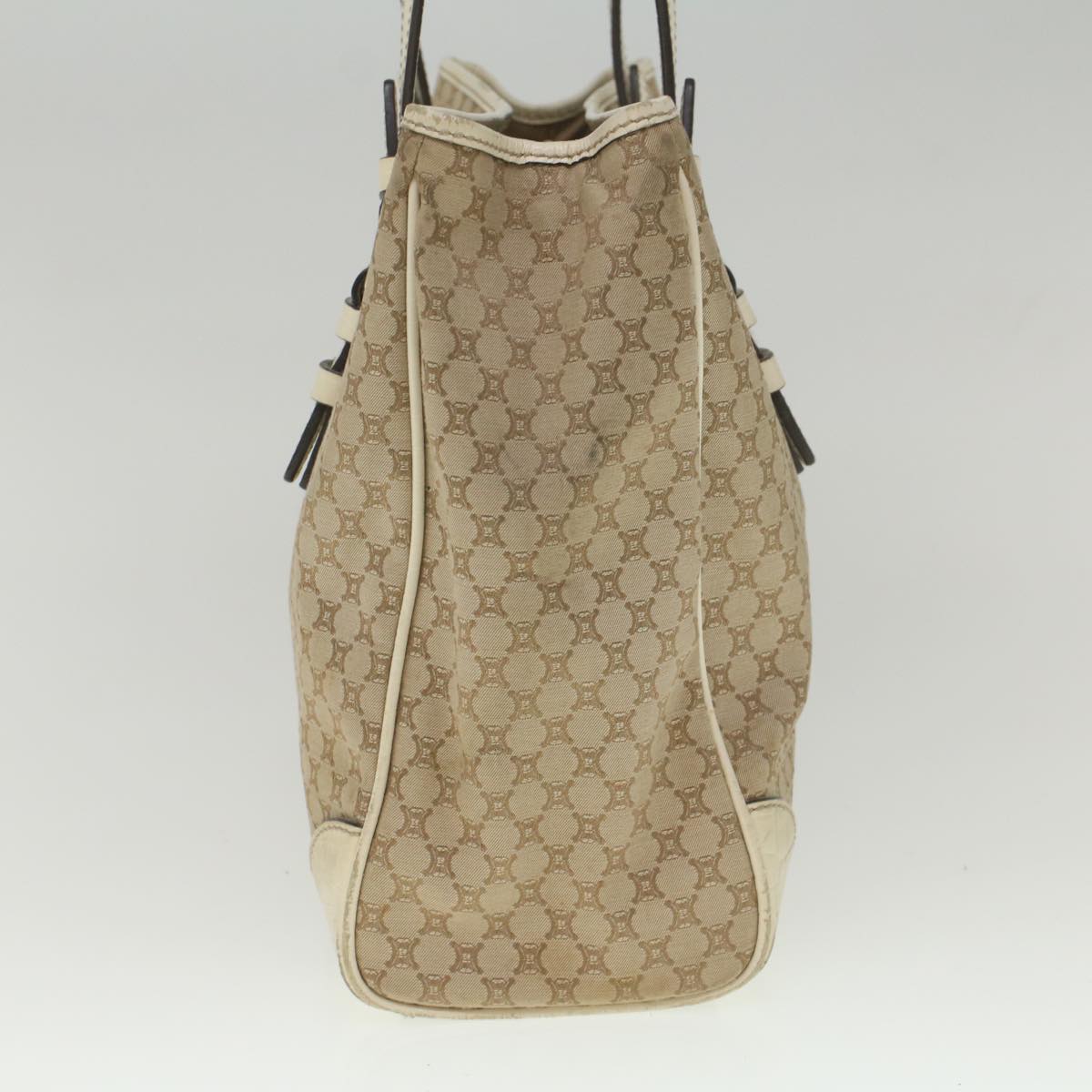 Luxury CELINE Macadam Canvas Tote Bag Beige  9213