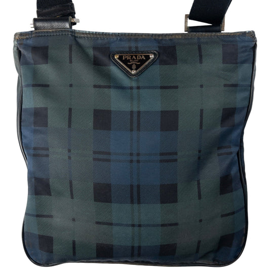 Prada Tartan Crossbody Bag
