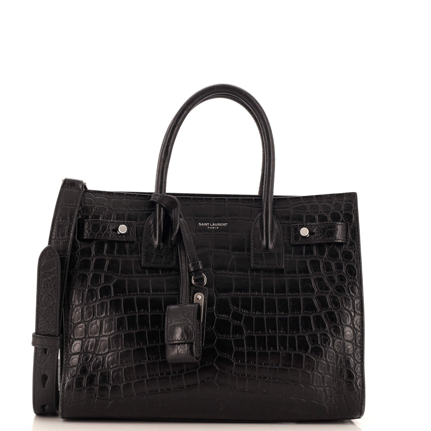 Luxury Saint Laurent Trending 2025 Sac de Jour Souple Bag Crocodile Embossed Leather Baby