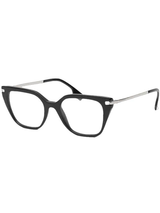 Luxury Burberry Eyewear Square Eyeglasses Black