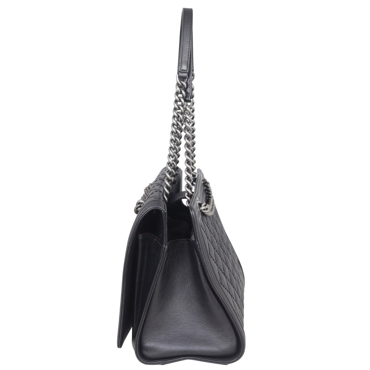 Chanel Boy Double Stitch Large Shopping Tote