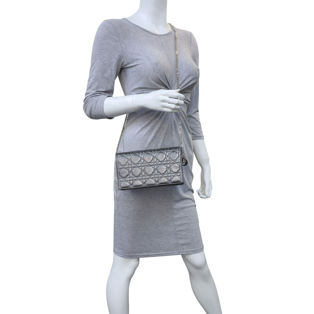 Dior Lady Dior Cannage Pouch