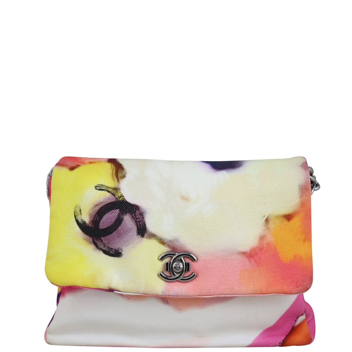 Chanel Flower Power Canvas Messenger Bag
