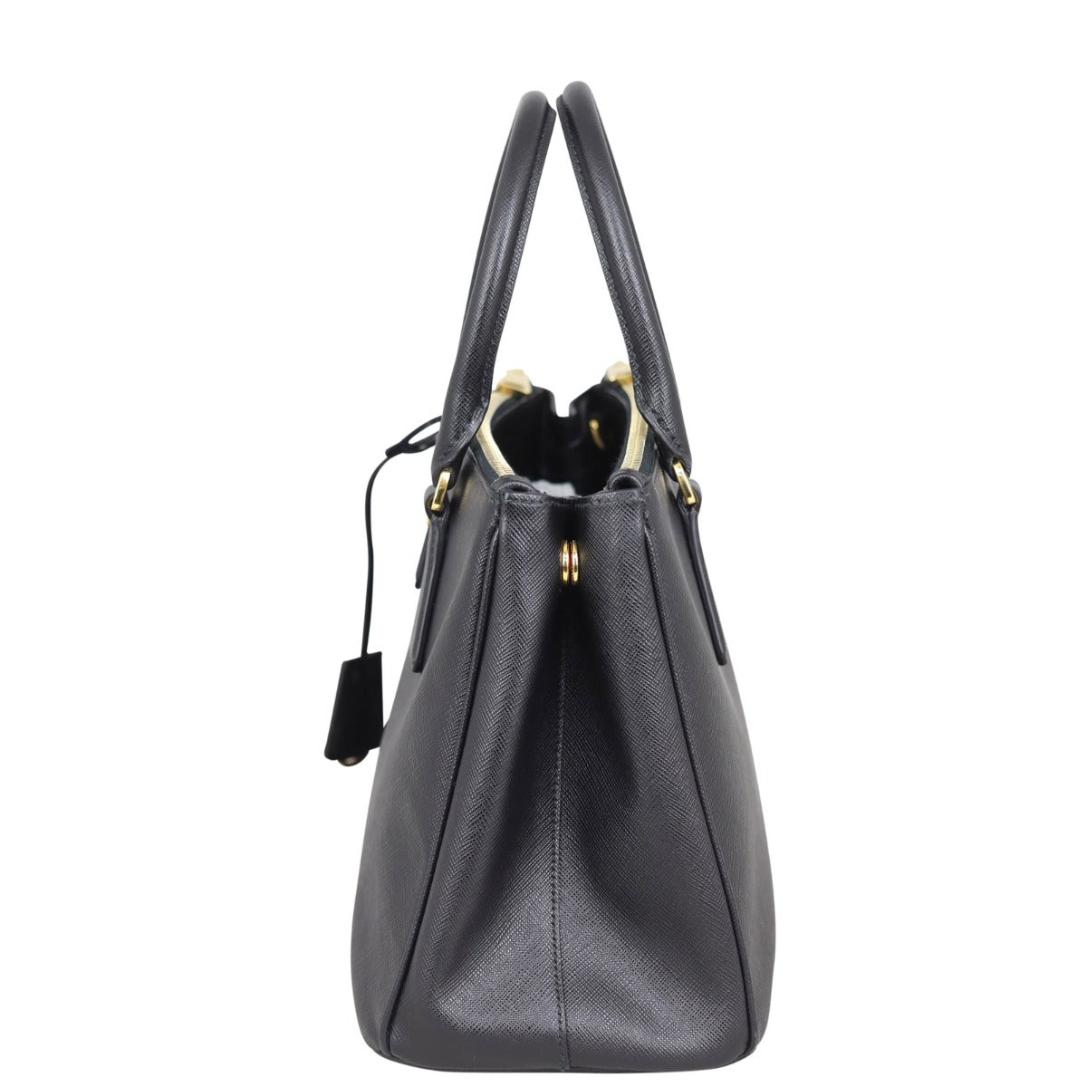 Prada Saffiano Galleria Double Zip Tote Small