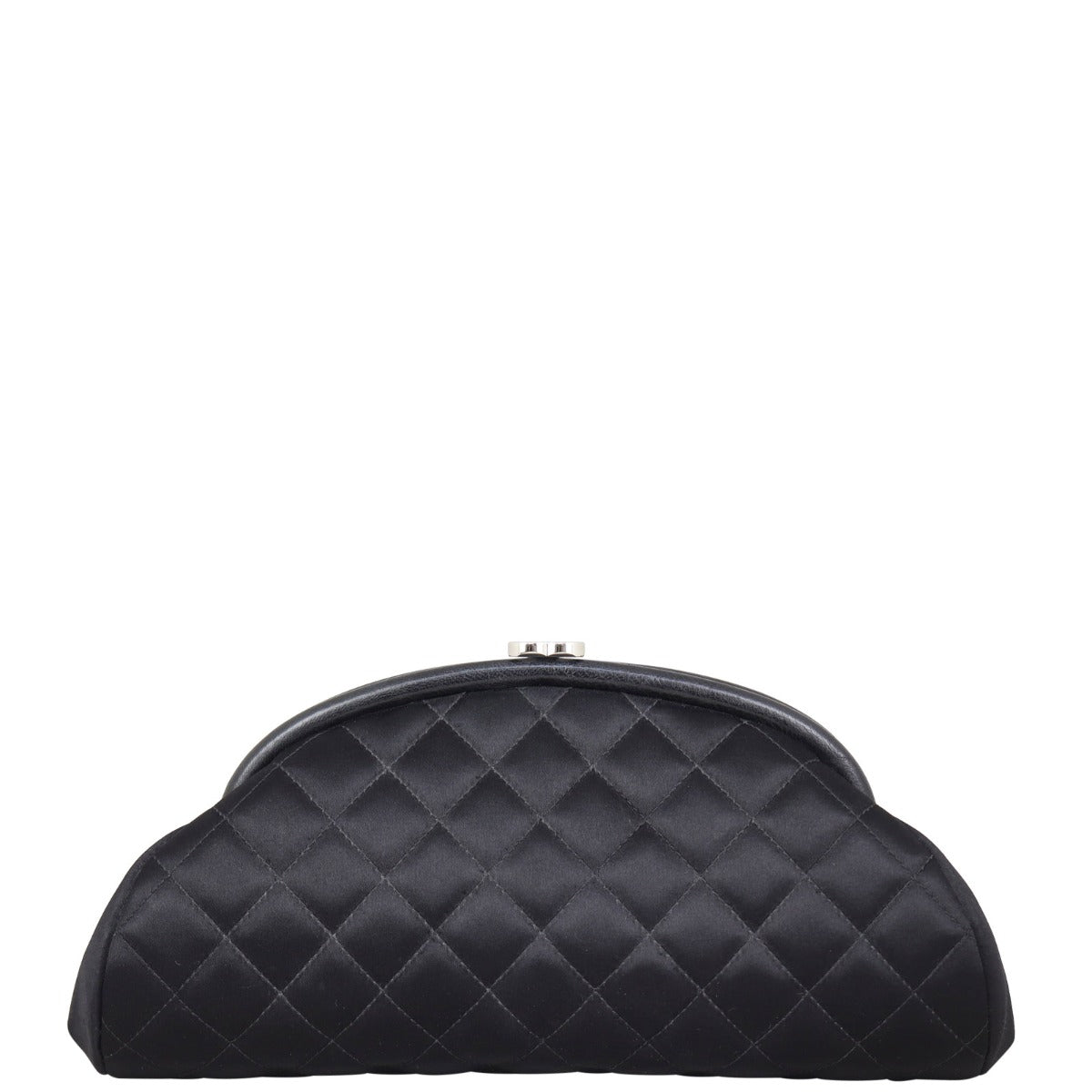 Chanel Satin Timeless Kisslock Clutch