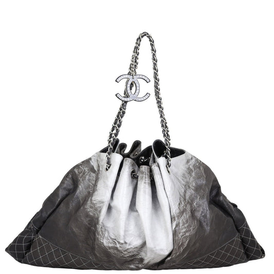 Chanel Melrose Degrade Cabas Tote Patent