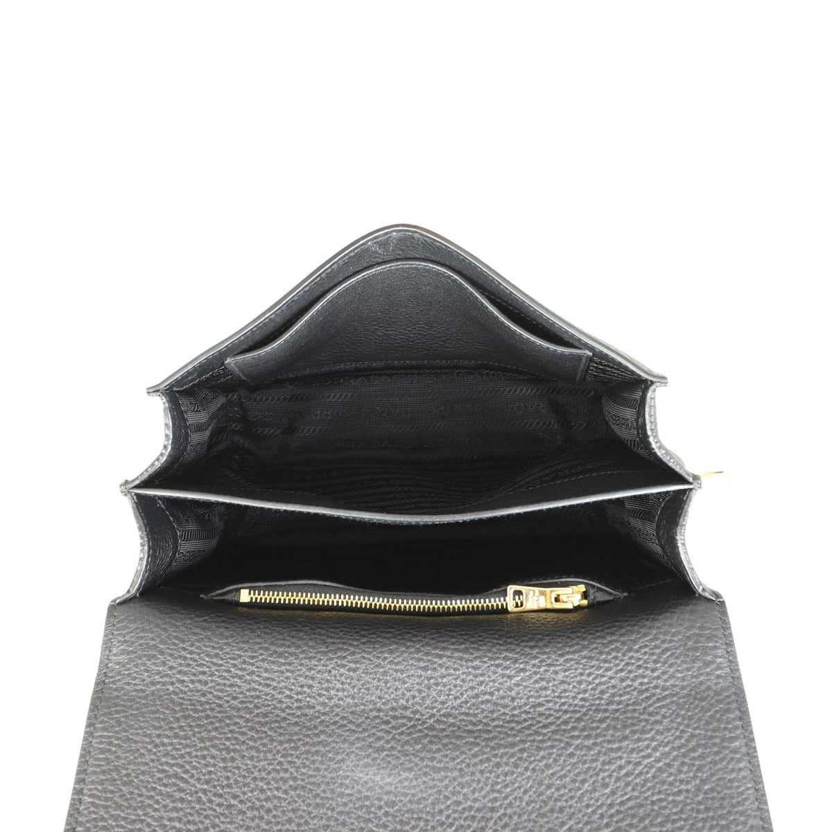 Prada Vitello Daino Crossbody Flap Bag
