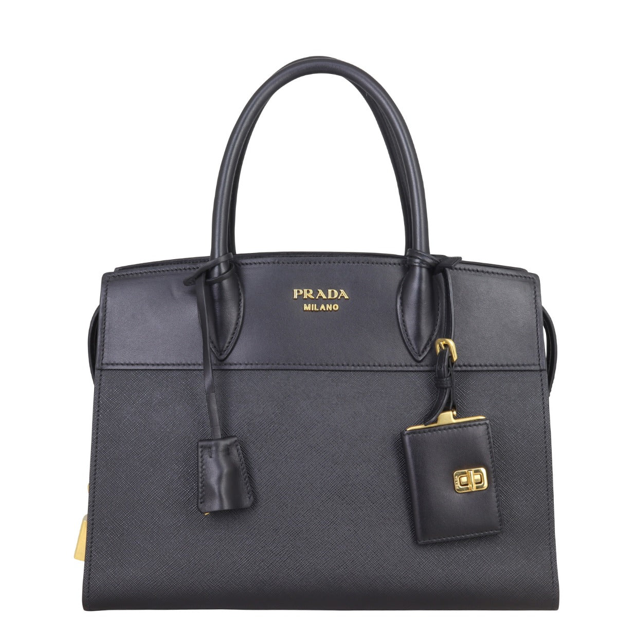 Prada Saffiano City Calf Esplanade Medium