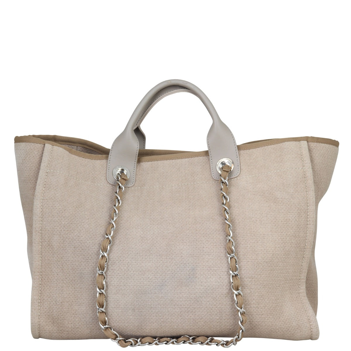 Chanel Deauville Large Tote | Silver Hardware