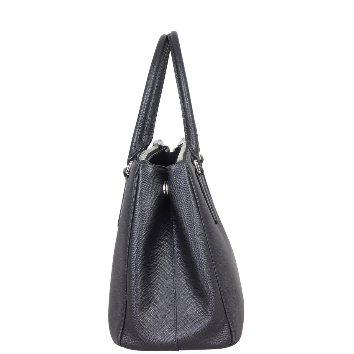 Prada Saffiano Lux Galleria Double Zip Tote Small
