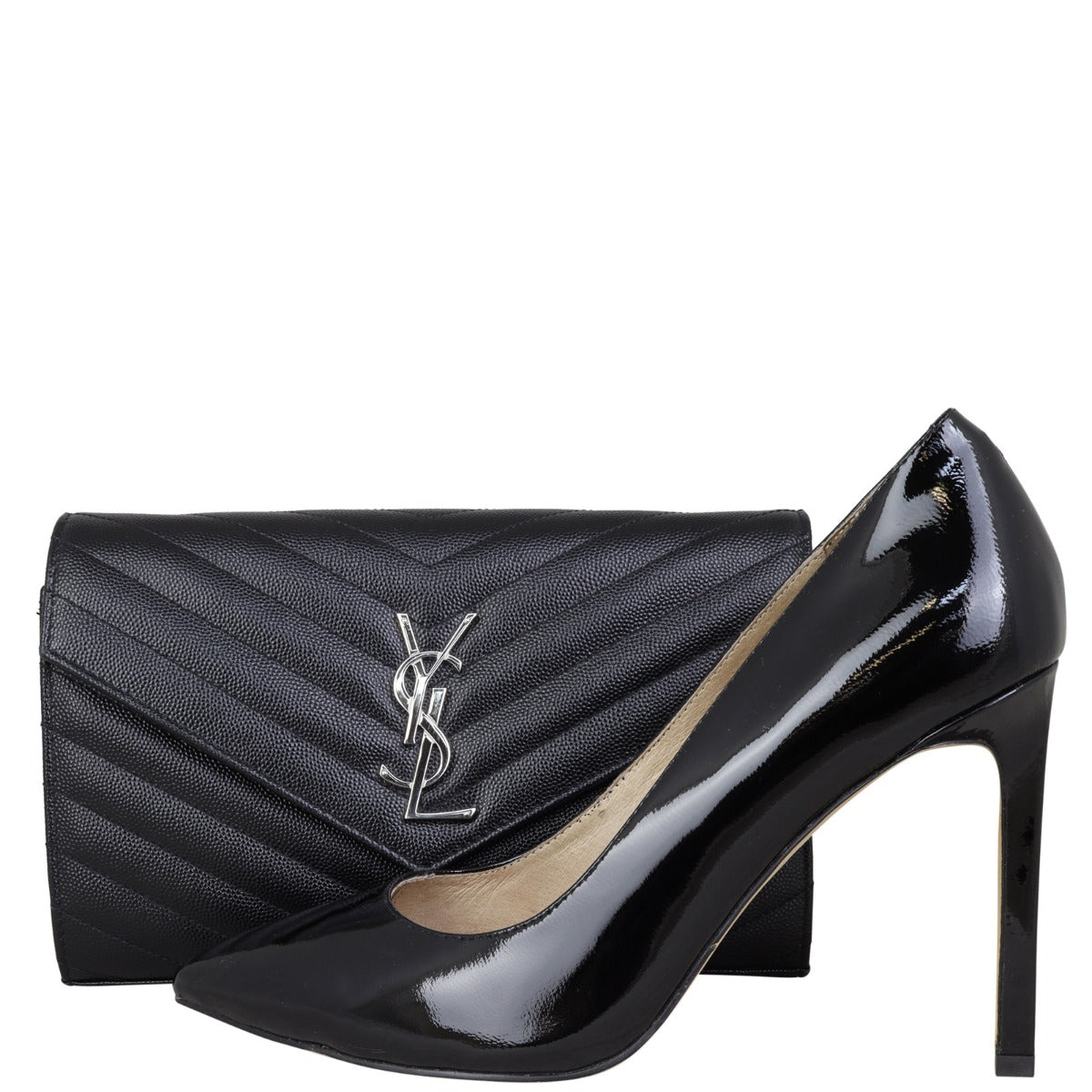 Saint Laurent Monogram Envelope Chain Wallet