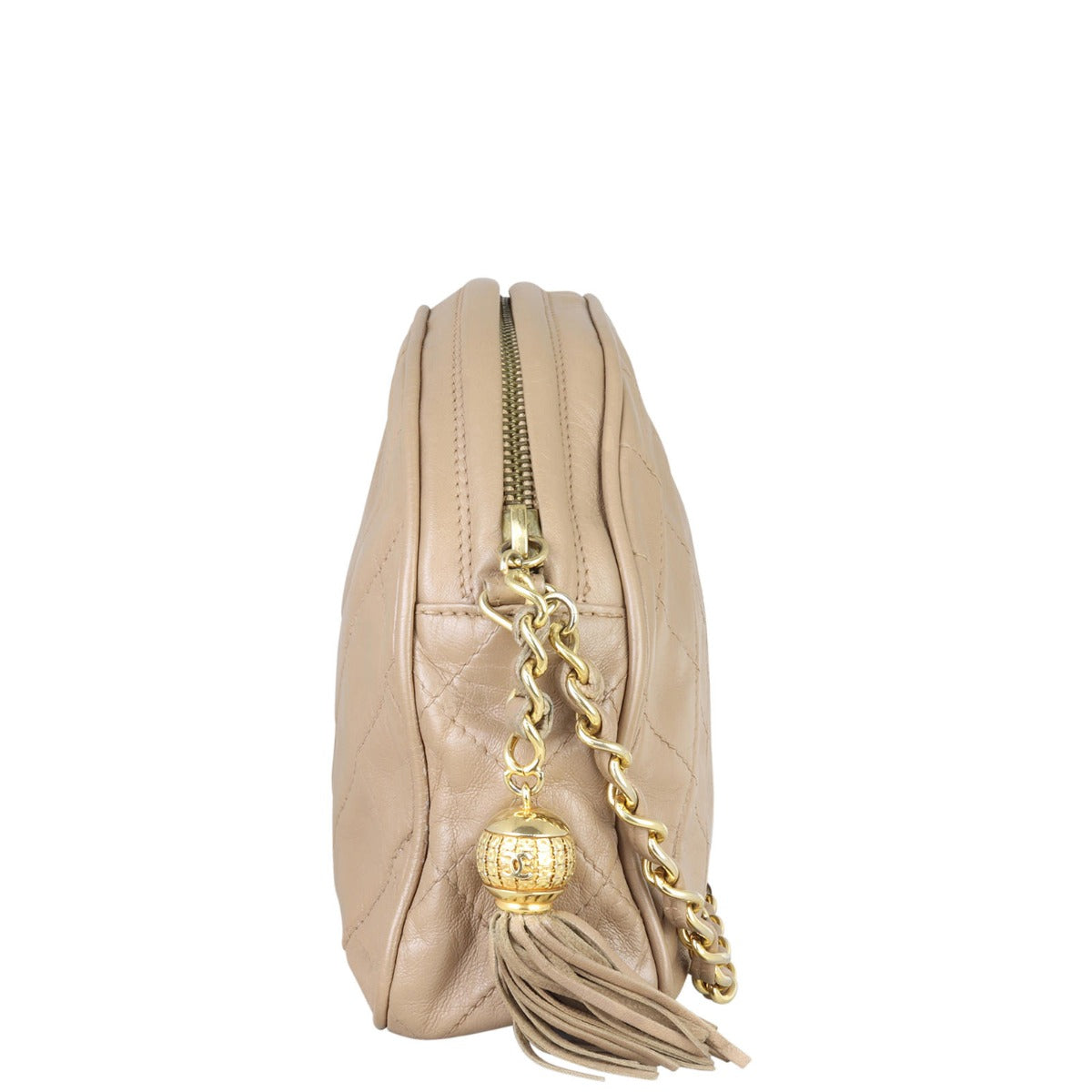 Chanel Vintage Camera Chain Bag | Taupe