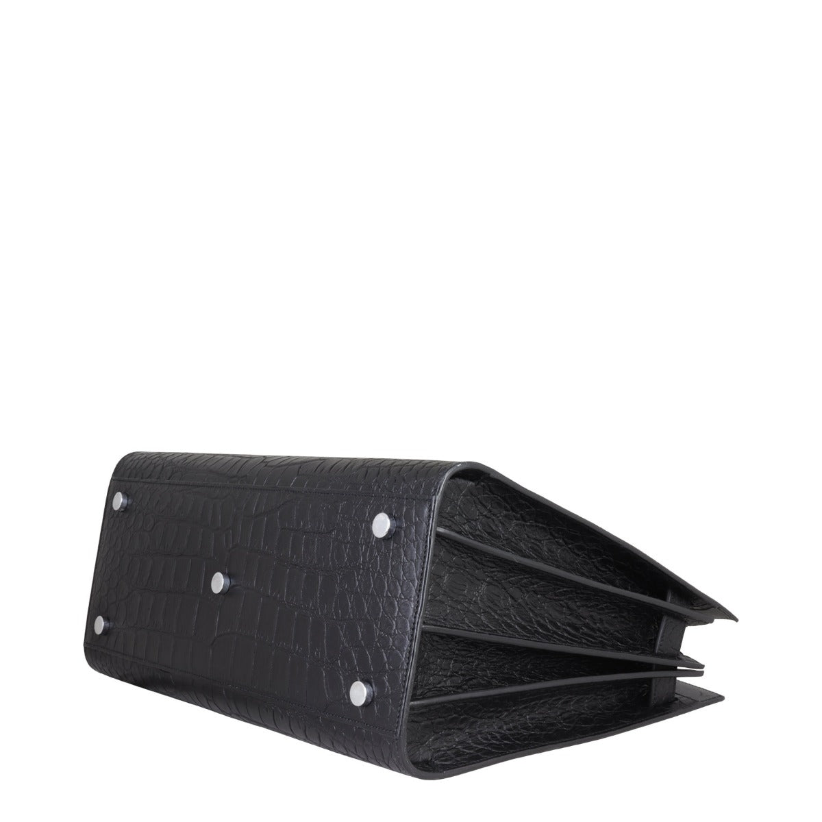 Saint Laurent Sac de Jour Small Croc-Embossed