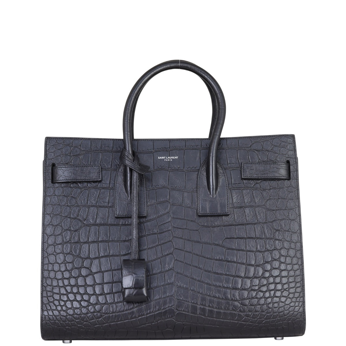 Saint Laurent Sac de Jour Small Croc-Embossed