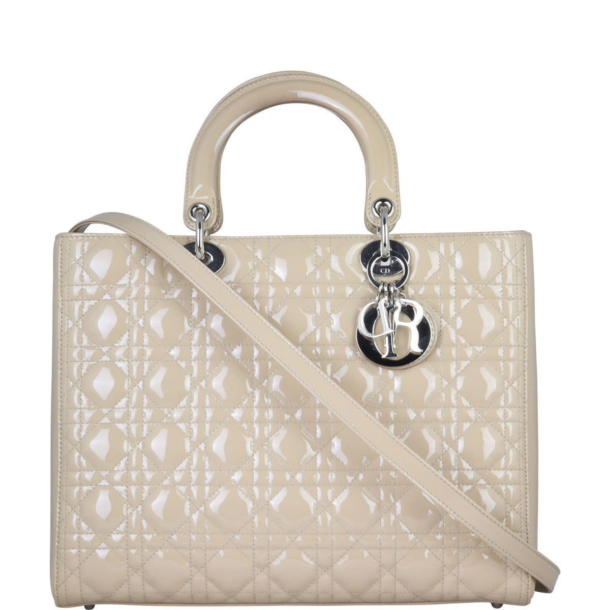 Dior Lady Dior Large Patent