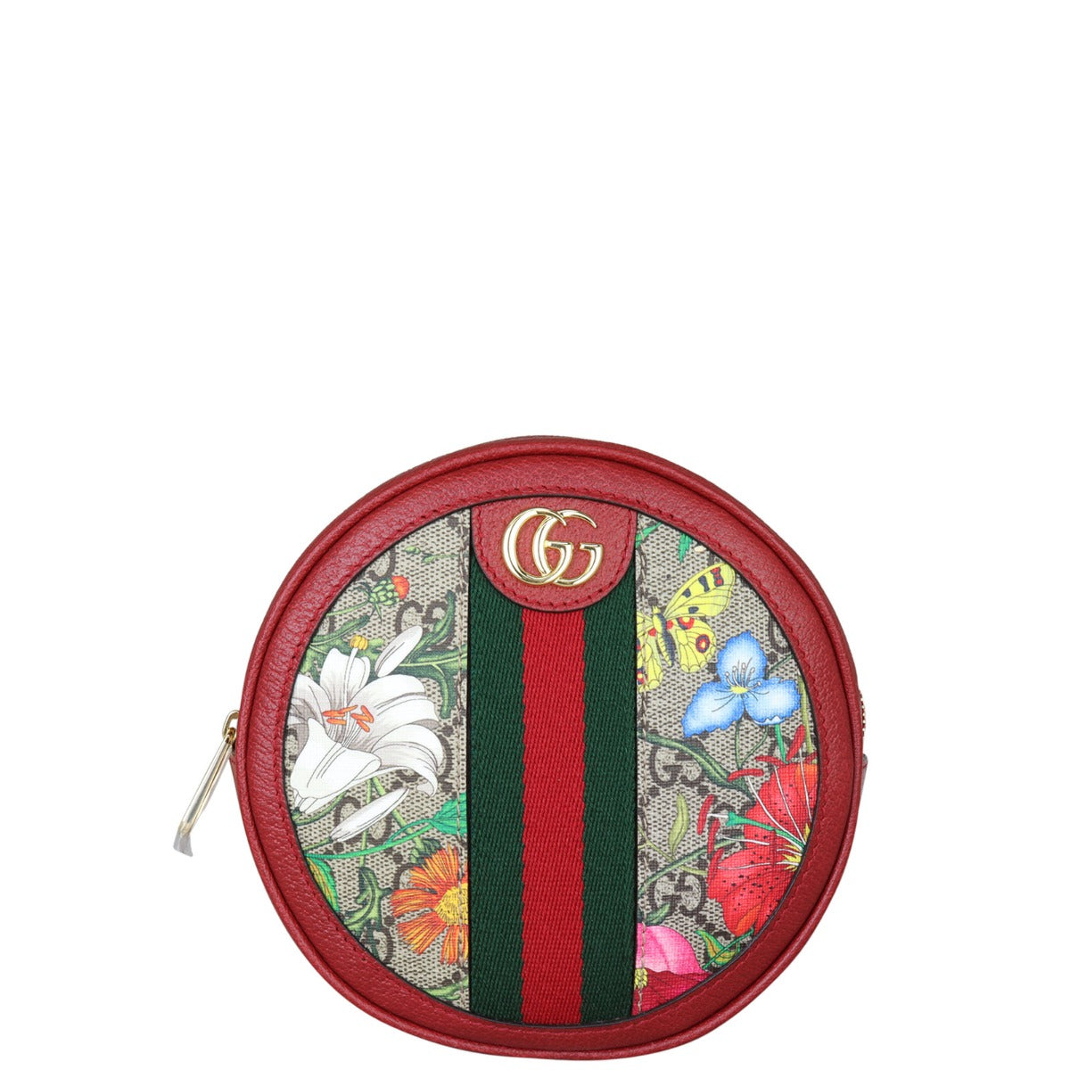 Gucci Flora GG Supreme Ophidia Round Backpack Mini