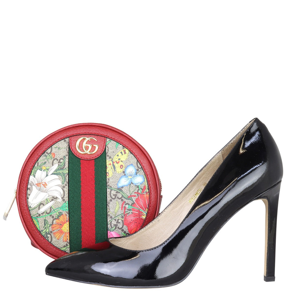 Gucci Flora GG Supreme Ophidia Round Backpack Mini