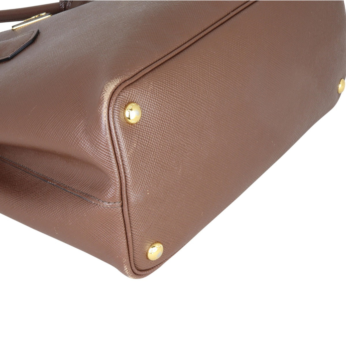 Prada Saffiano Cuir Double Bag Medium