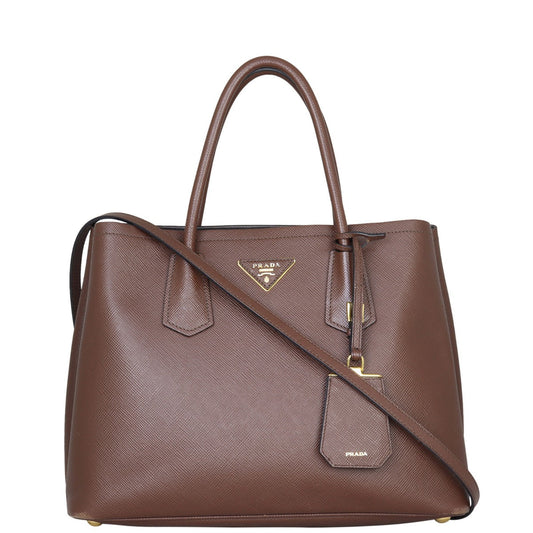 Prada Saffiano Cuir Double Bag Medium