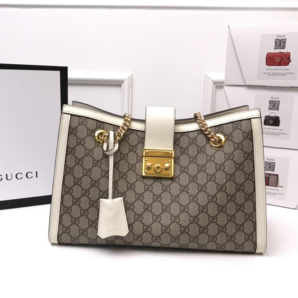 Gucci Padlock Leather Chain Shoulder Bag Style 9