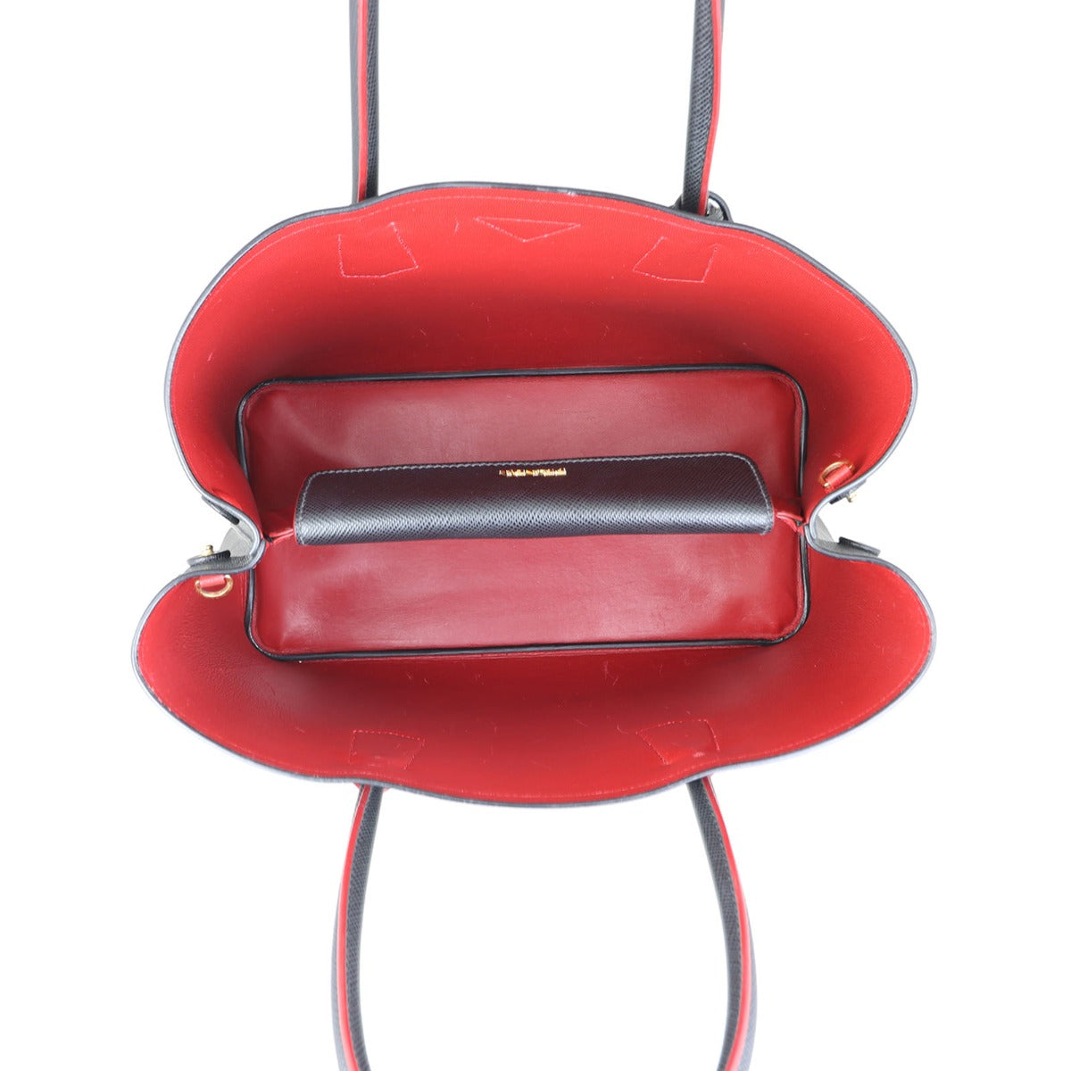 Prada Saffiano Cuir Double Bag Large
