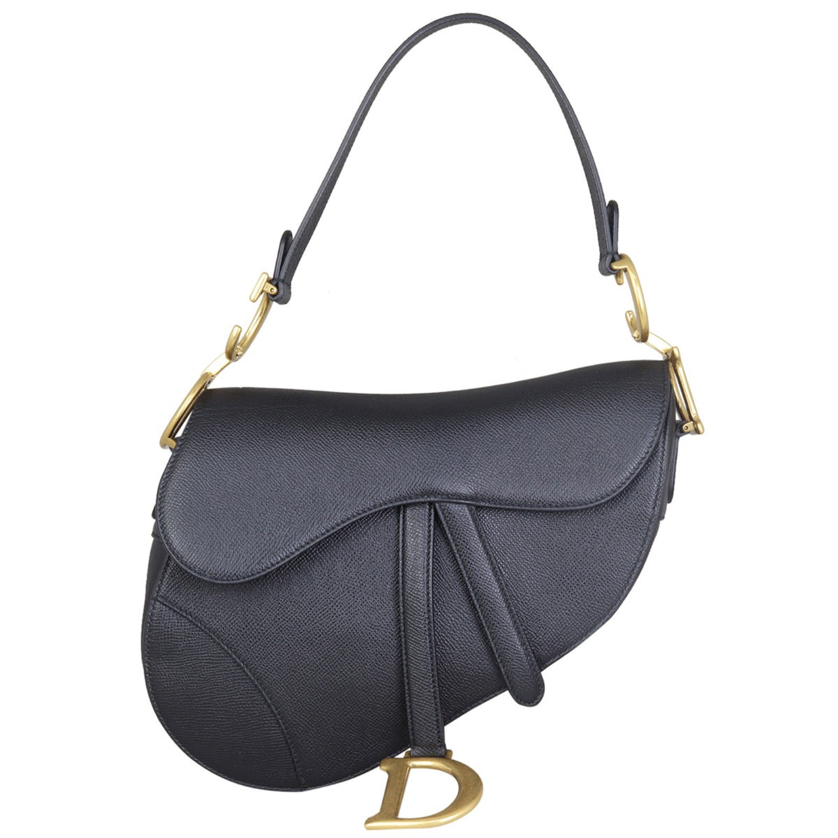 Dior Saddle Bag with Embroidered Strap