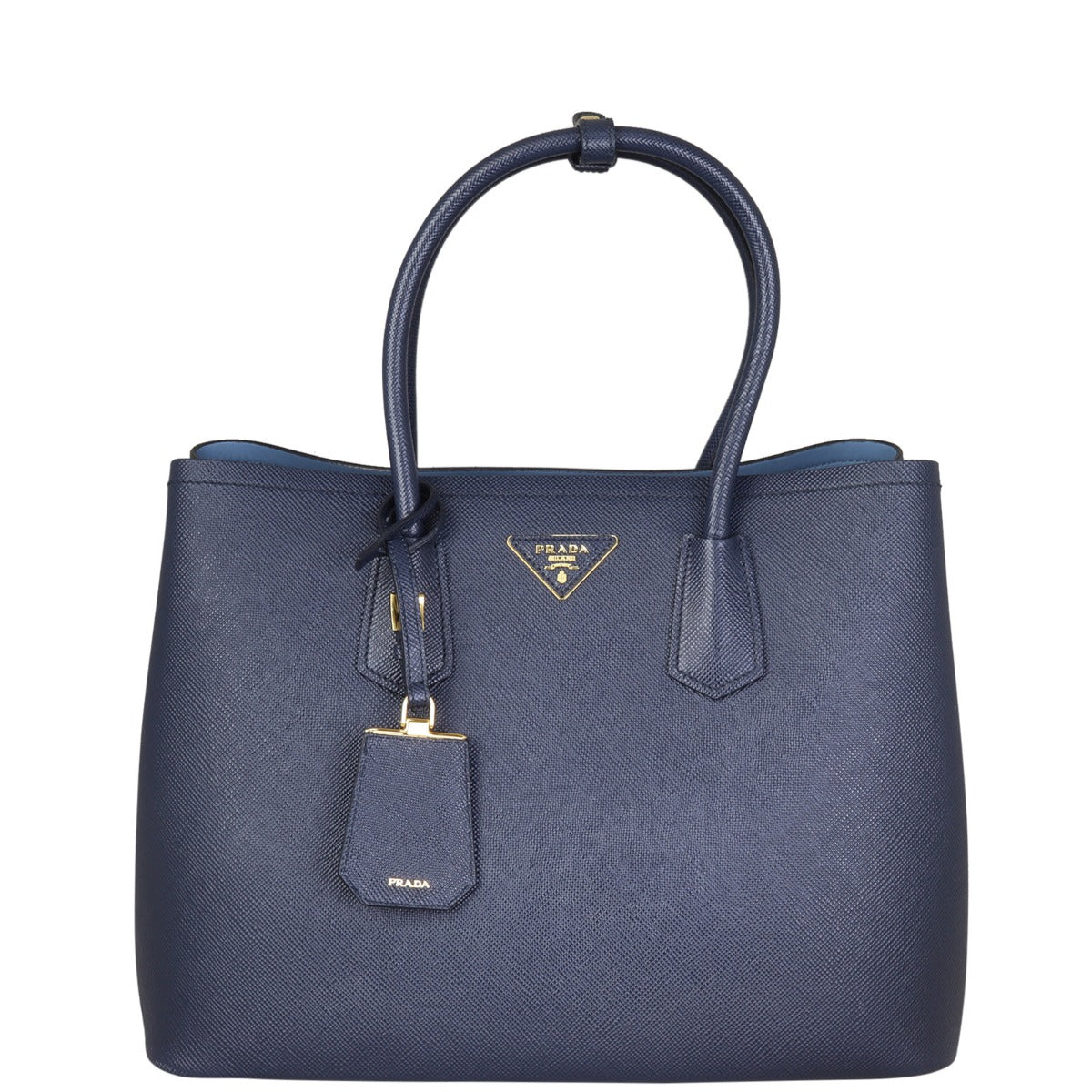 Prada Saffiano Cuir Double Bag Large