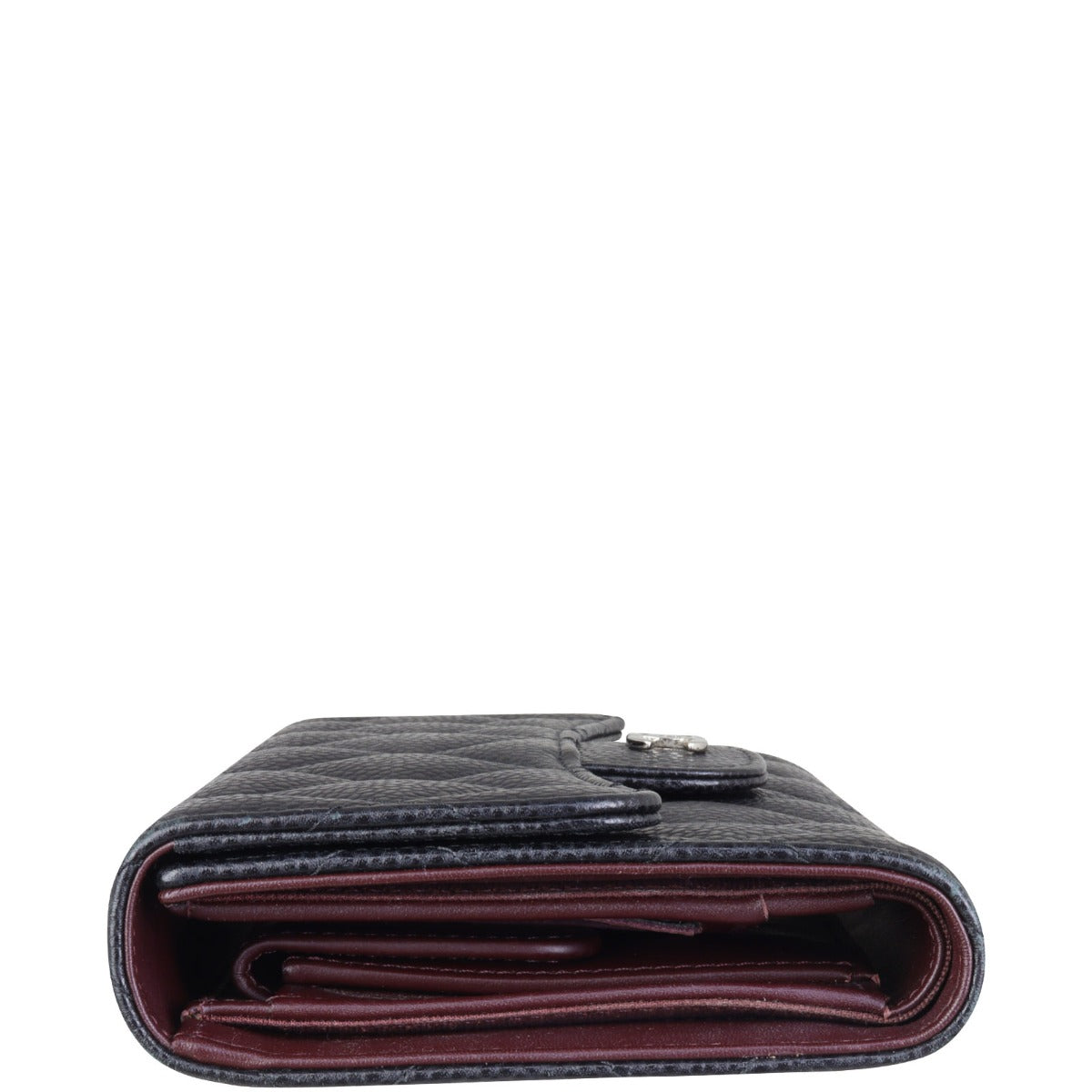 Chanel Classic Flap Long Wallet | Silver Tone Hardware
