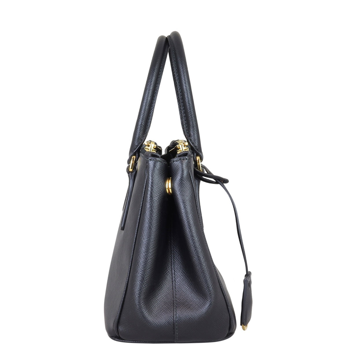 Prada Saffiano Lux Galleria Double Zip Tote Mini