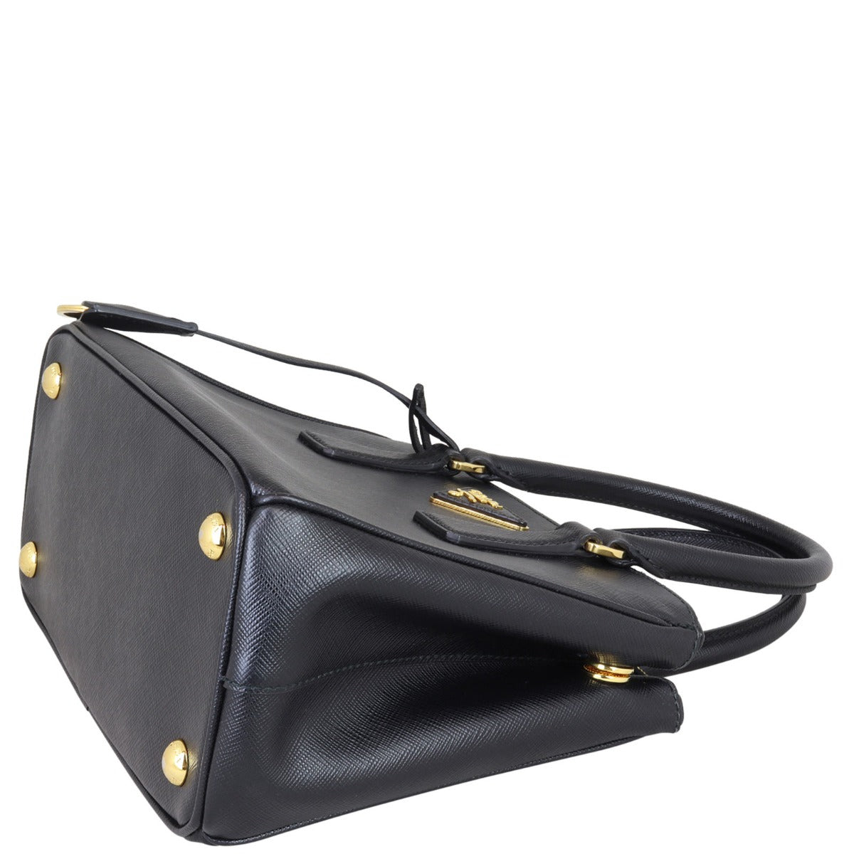 Prada Saffiano Lux Galleria Double Zip Tote Mini