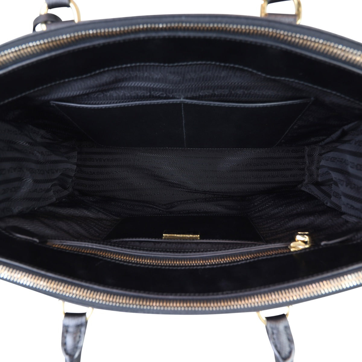 Prada Saffiano Lux Galleria Double Zip Tote Medium
