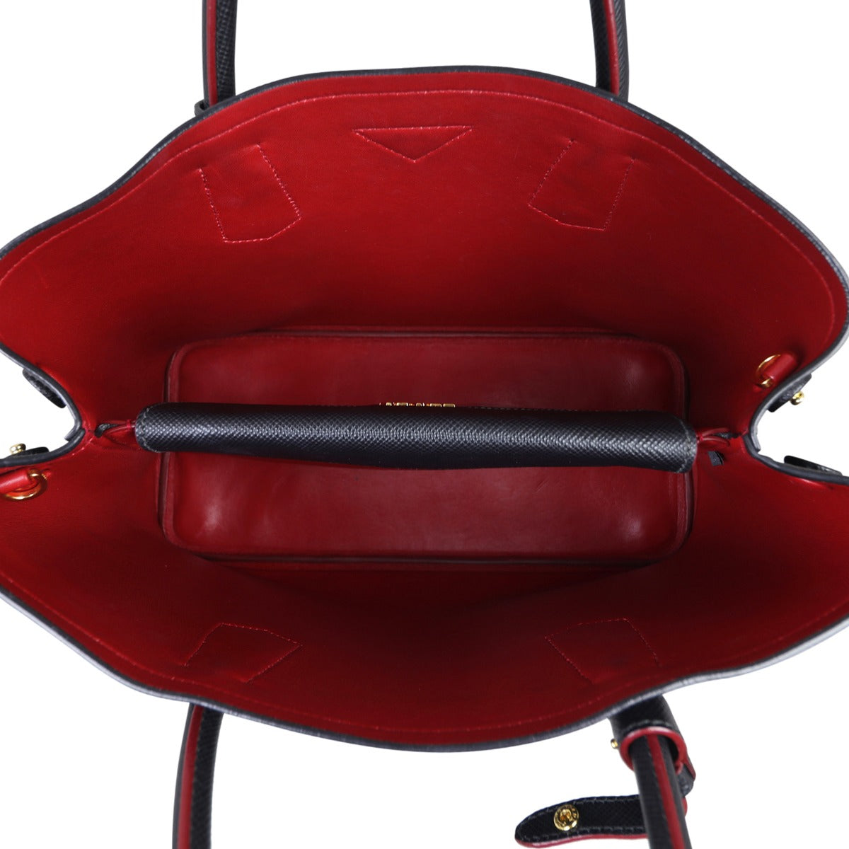 Prada Saffiano Cuir Double Bag Medium