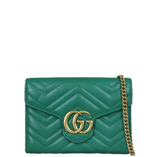 Gucci GG Marmont Matelasse Chain Wallet
