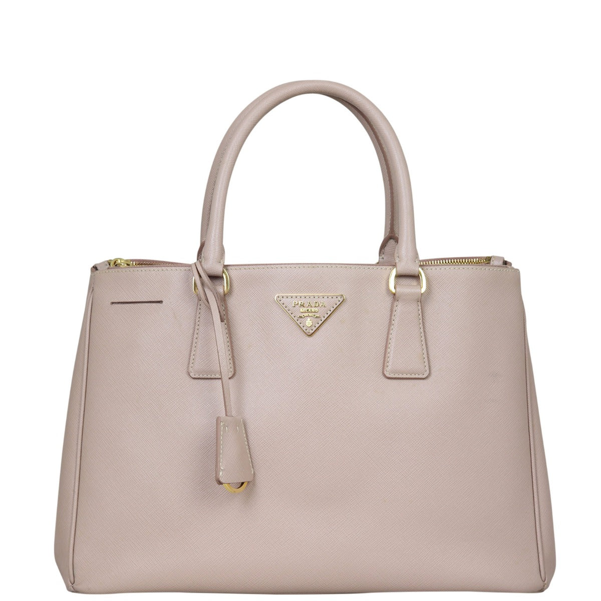 Prada Saffiano Lux Galleria Double Zip Tote Medium