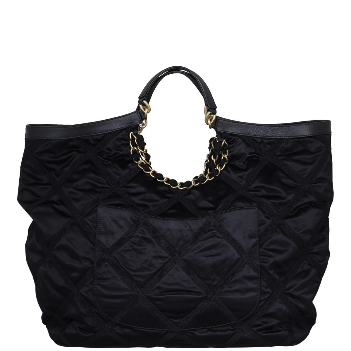 Chanel CC Nylon Maxi Shopping Tote