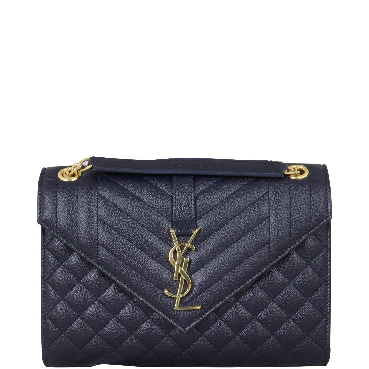 Saint Laurent Monogram Mix Matelasse Envelope Chain Bag Medium