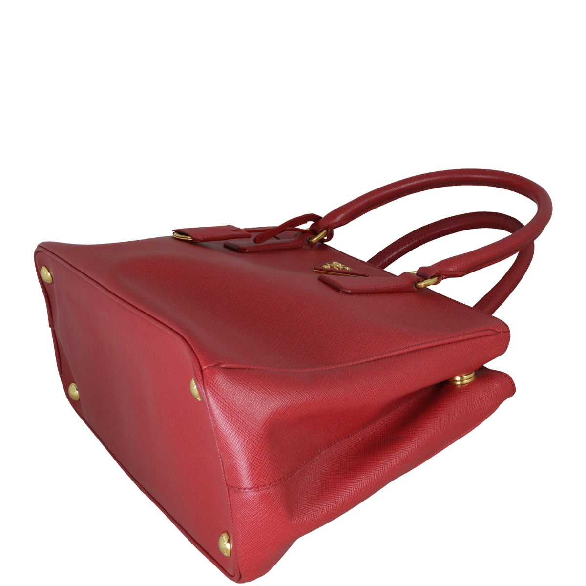Prada Saffiano Lux Galleria Double Zip Tote Small