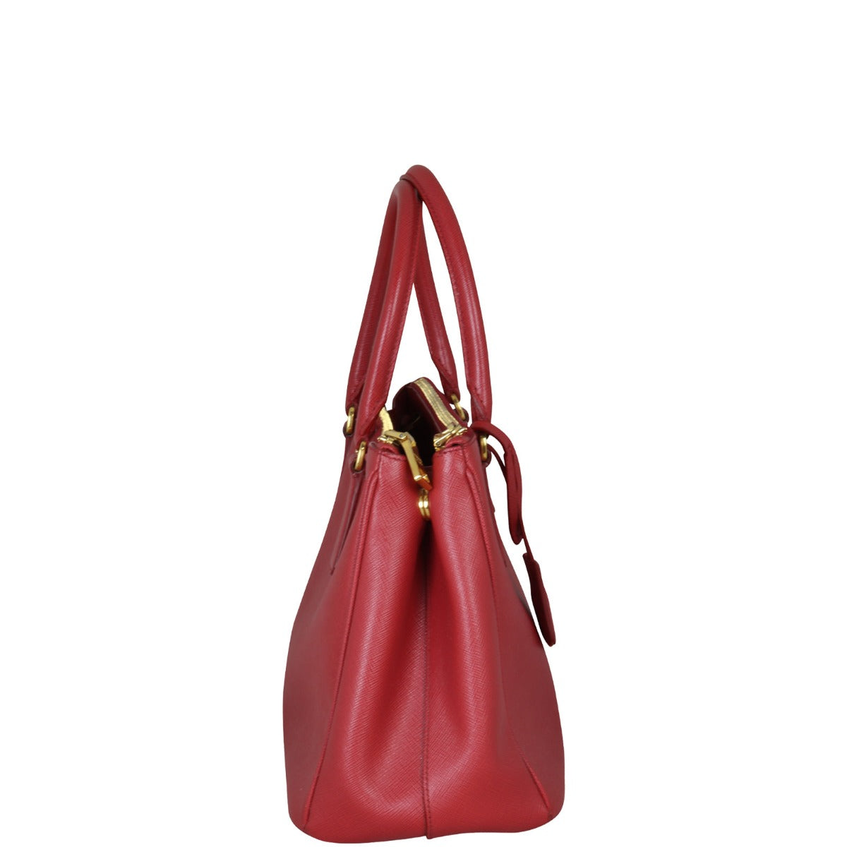Prada Saffiano Lux Galleria Double Zip Tote Small