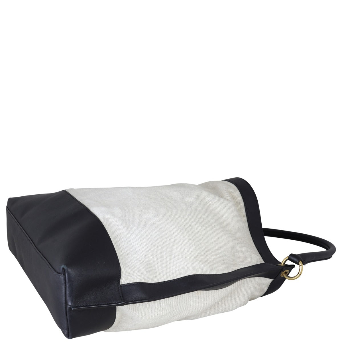 Saint Laurent Colour-Block Canvas and Leather Hobo Medium